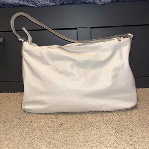UNIQLO:C Leather Touch Cream Puffy Bag